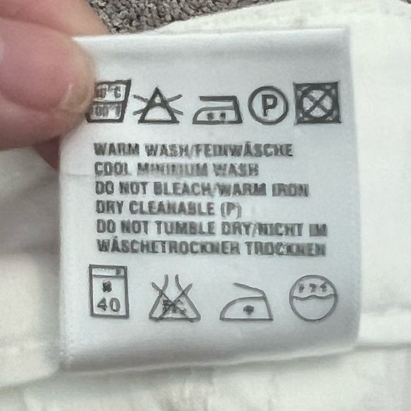 Escada Sport White Bermuda Shorts Rainbow Side Stripe - Picture 7 of 8